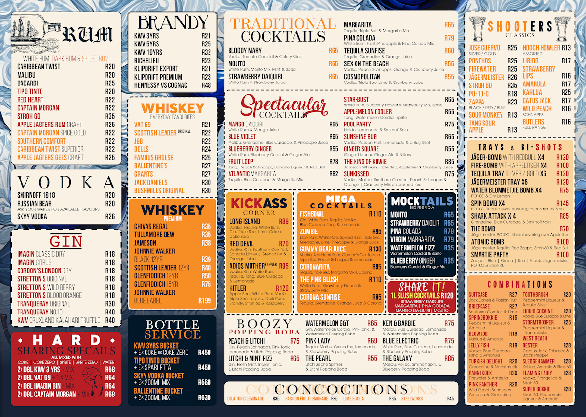 Guido's Port Alfred Menu - Image 3