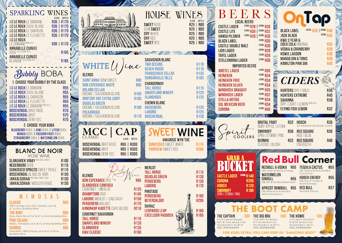 Guido's Port Alfred Menu - Image 4